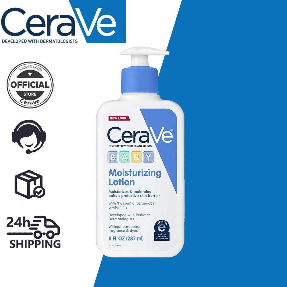 CeraVe Baby Moisturizing Lotion with 3 Essential Ceramides & Vitamin E ...