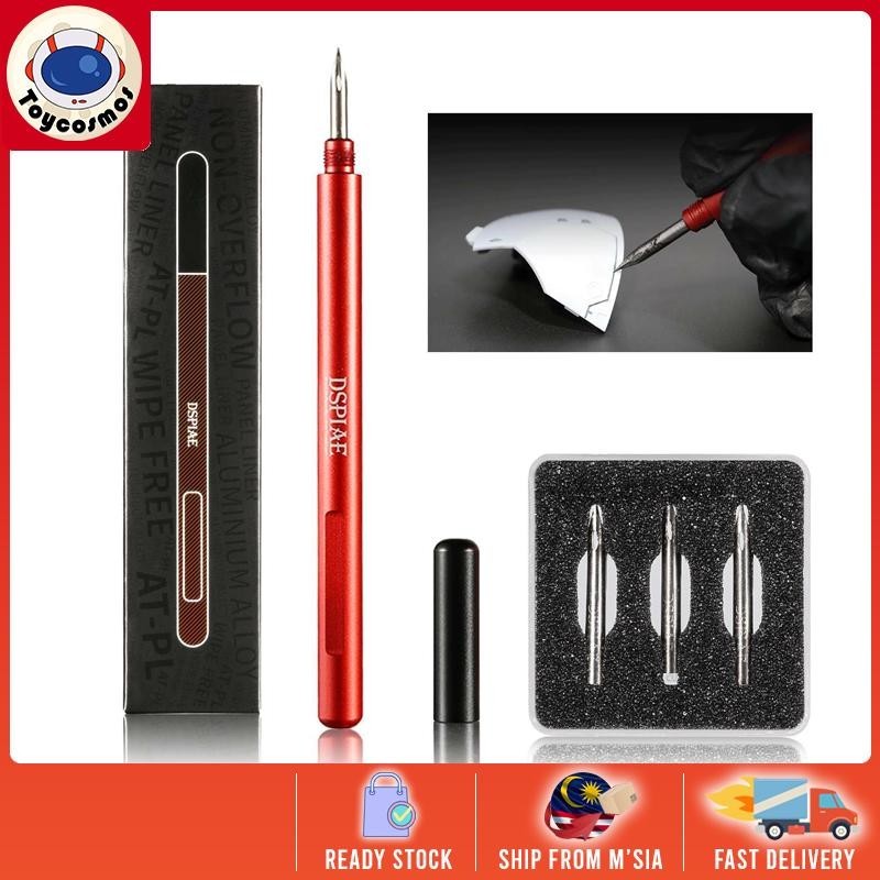 DSPIAE AT-PL Aluminum Penal Line Pen Non-overflow Wipe and Pen Nib for ...