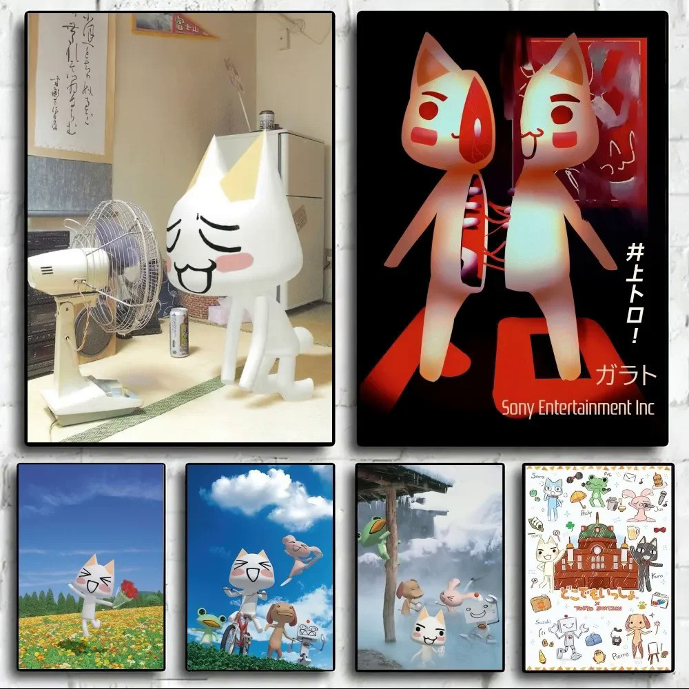 Cartoon Inoue toro Cute Poster Wall Pictures For Living Room Fall Decor ...