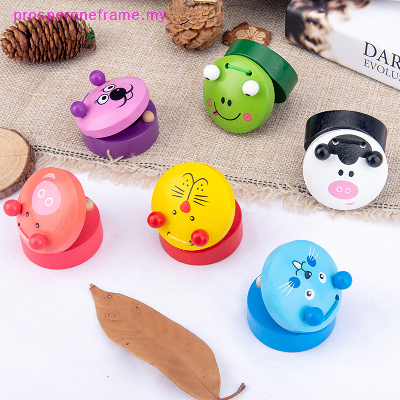 prosperoneframe Kids Cartoon Castanets Music Instruments Baby Clapper ...
