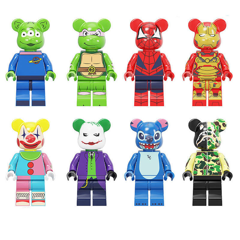 Bear Children Assemble Bear Iron Man Joker Cartoon Influencer Bear ...