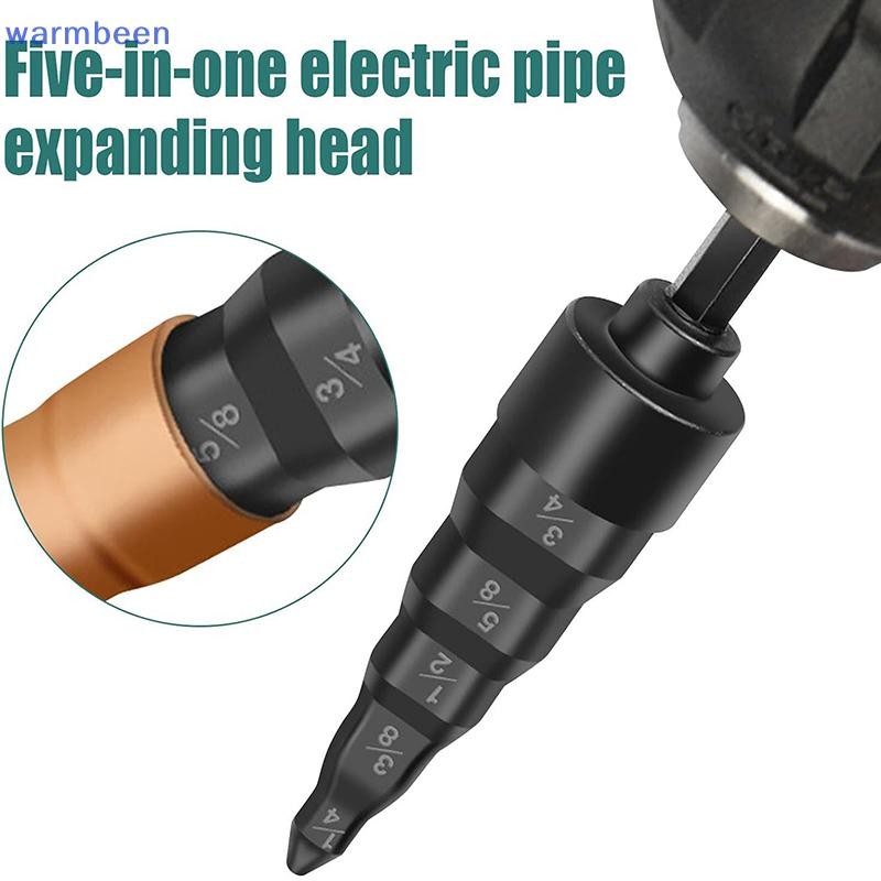 (warmbeen) Air Conditioner Copper Pipe Expander Swaging Drill Bit Set ...