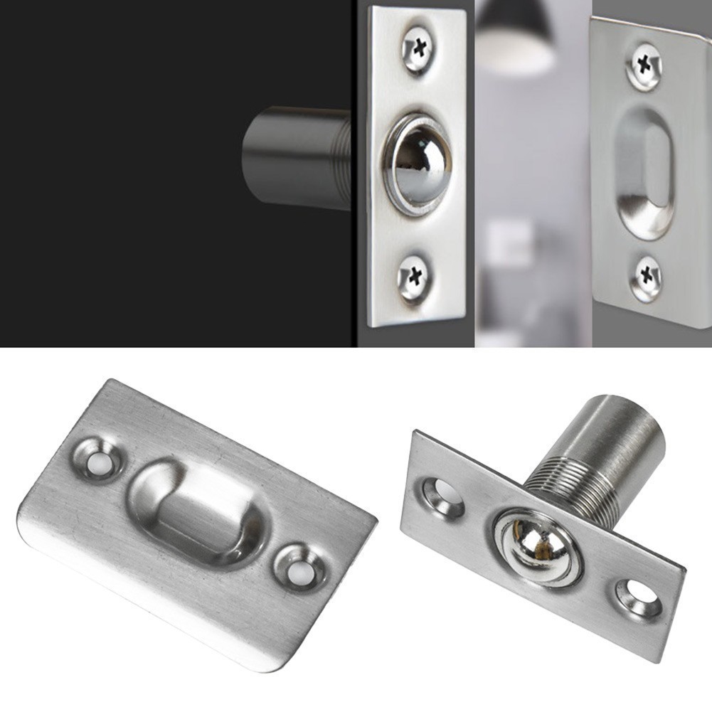 FSFO| Stainless steel Adjustable Roller Ball Door Spring Catch Lock ...