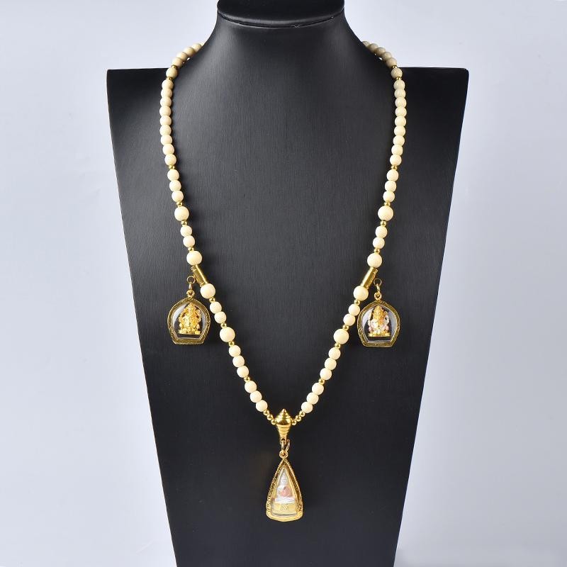 T Thailand Amulet Chain Imitation Ivory Hanging Chain Titanium Steel ...