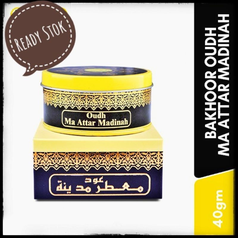 Bukhoor Oudh Ma Attar Madinah Makkah Raudah Nabawi 40grms Original ...