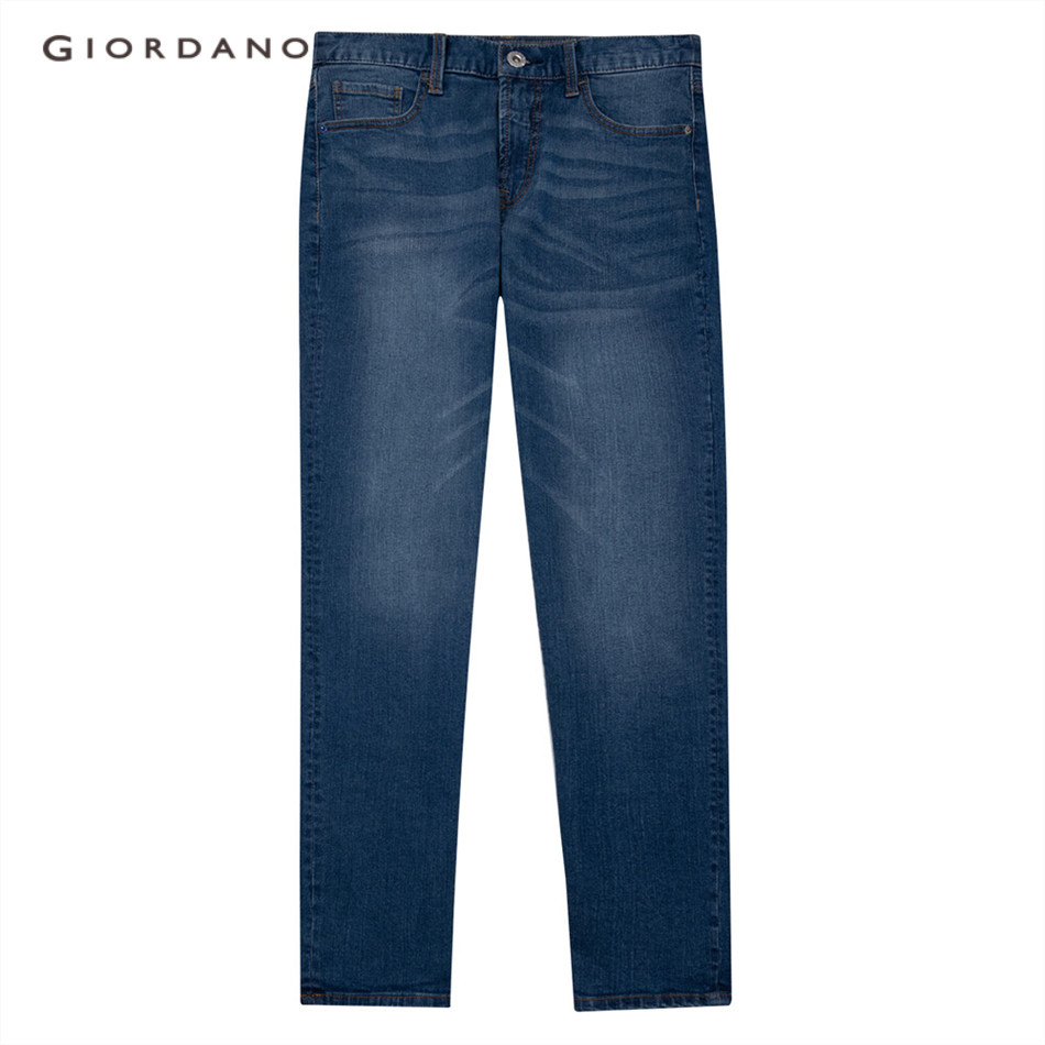 GIORDANO MEN Men’s Cotton Lycra 180 degree Waistband Skinny Denim 1 ...