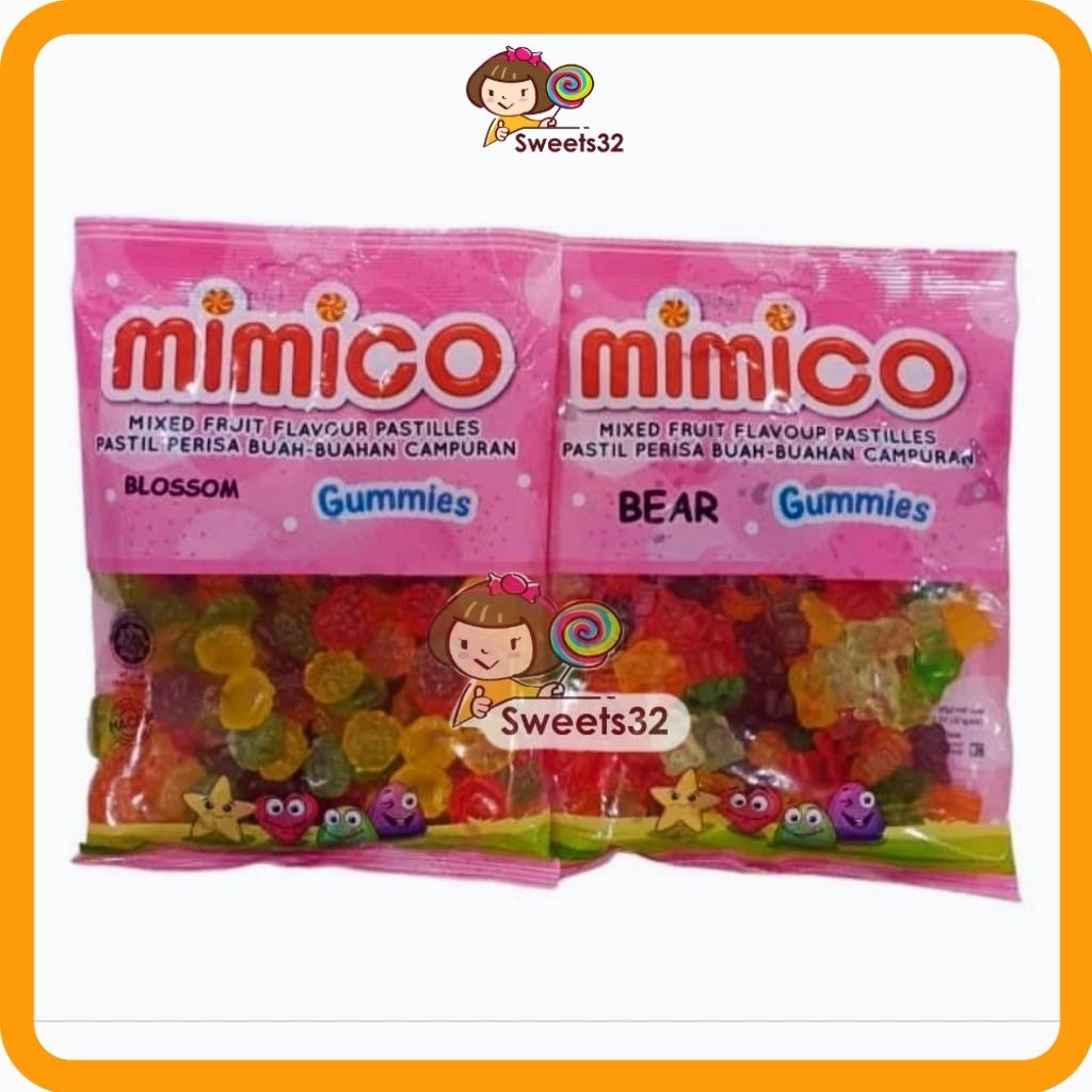[ 300g ] Mimico Waisun Gummies Bear / Blossom Jelly Candy HALAL