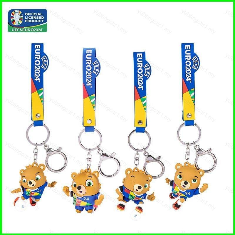 YB UEFA Euro 2024 Albart Mascot Keychain Cute Student Backpack Pendant ...