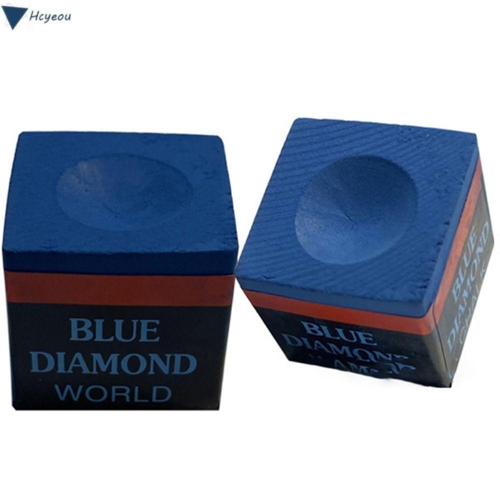 HCYEOU 2PCS Chalk Cubes, Exquisite Strong Adhesion Billiard Cue Chalk, High Quality Durable