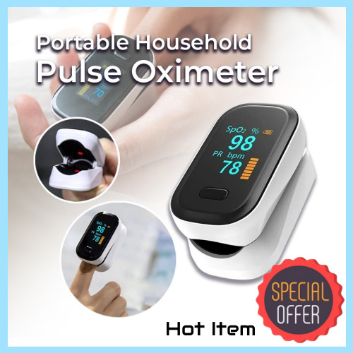 2021 Technology Portable Finger Oximeter SpO2 Pulse Rate Monitor Fast ...