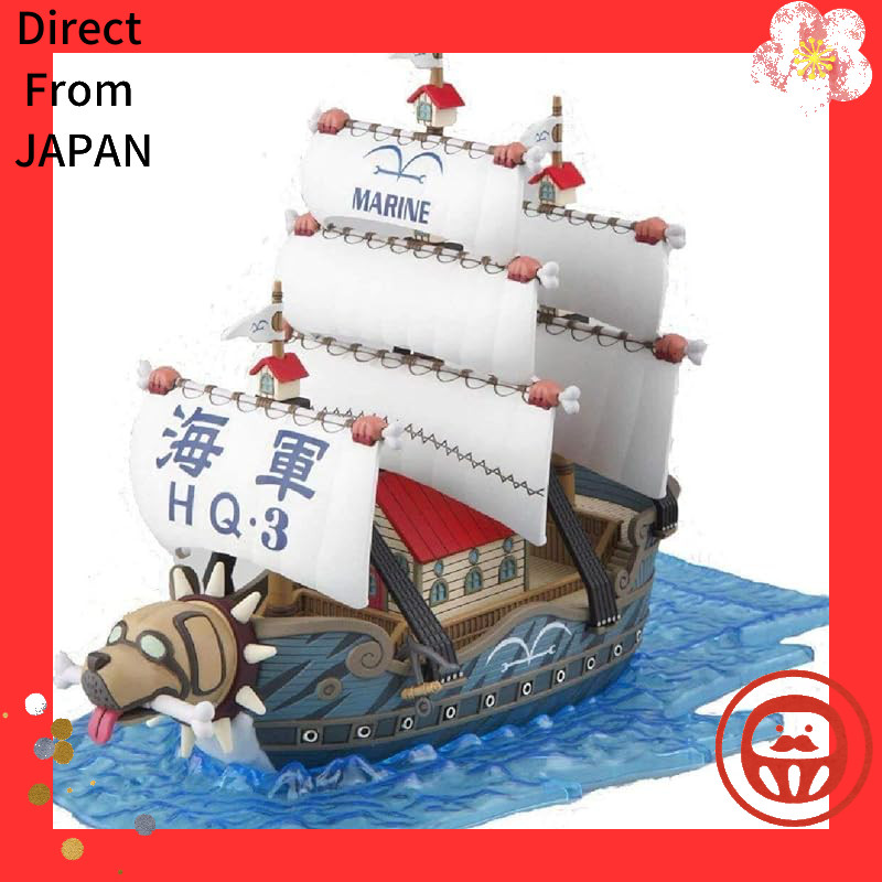 One Piece Grand Ship Collection - Pre-colored Plastic Model of Key ...