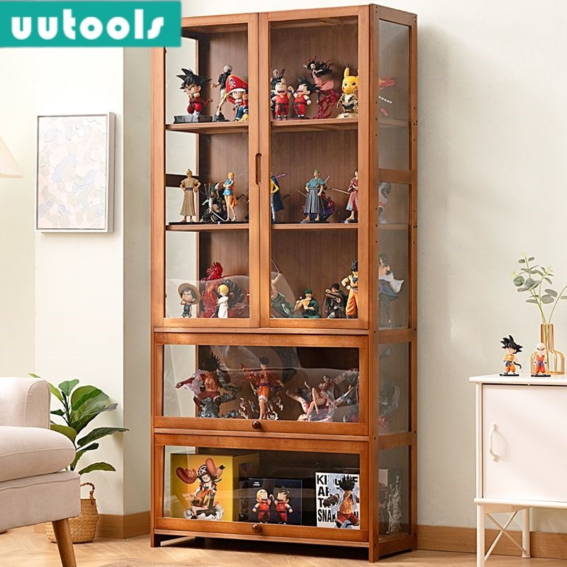 Display cabinet doll storage cabinet acrylic rack decorative storage ...