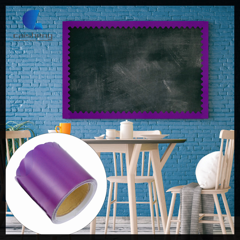 Chalkboard Boarder Trim Bulletin Border Sticker Black Paper Decorative ...