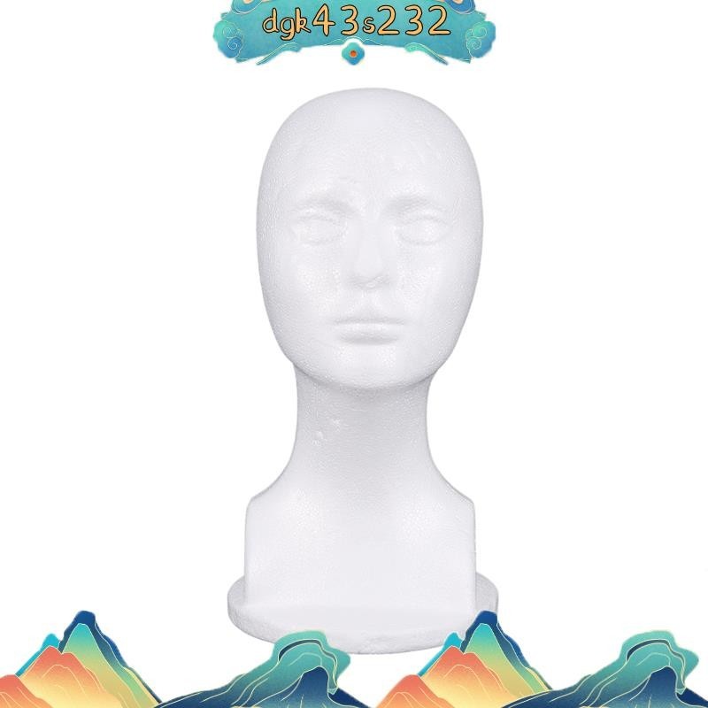 Mannequin Foam Head Model Glasses Hat Wig Display Stand dgk43s232