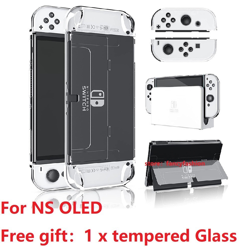 Crystal Dockable Case for Nintendo Switch OLED Model BRHE Ultra-Slim ...