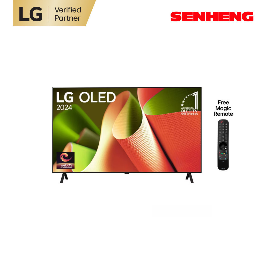 [New] LG 65"/55" B4 4K Smart AI OLED TV OLED65B4PSA OLED55B4PSA (2024 ...