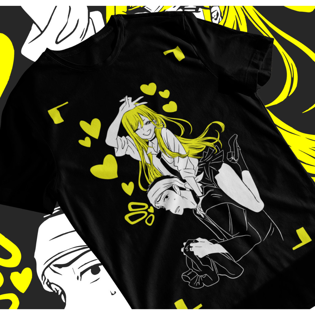 T-shirt Anime My Dress-Up Darling - Marin Kitagawa - Multicolore - Taille S à 3XL - Coton 100%