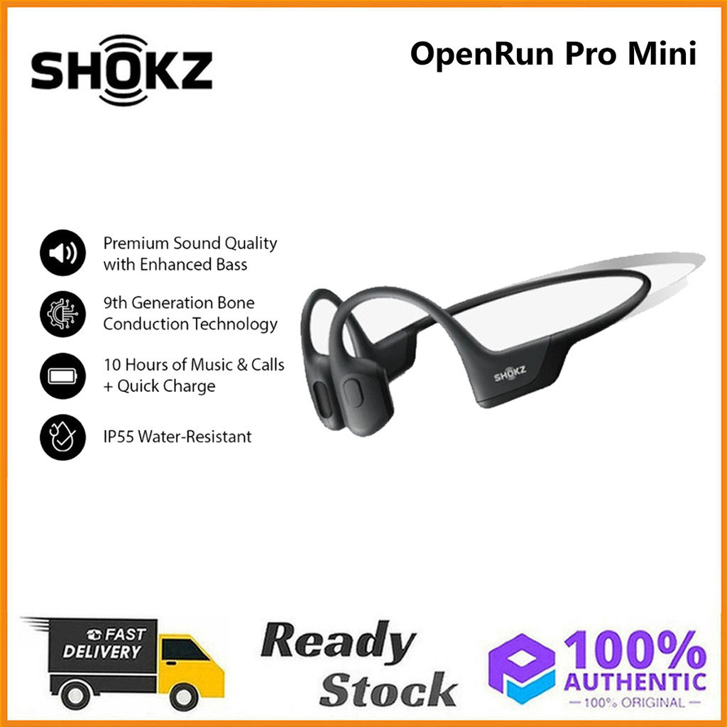 Original Shokz OpenRun Pro Mini Wireless Bone Conduction Headphones ...