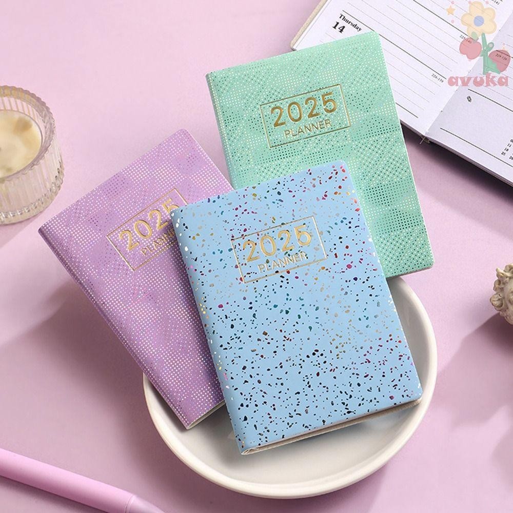 AVUKA 2025 Schedule Planner Notepad, Colorful 2025 A7 Mini Pocket ...