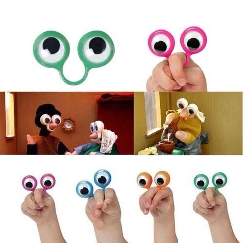 MATA Cute Eye Finger Ring Toys, Eye Finger Puppet Rings, Educational ...