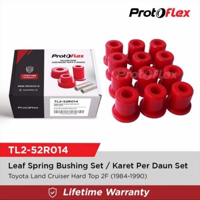 Protoflex ORIGINAL TOYOTA HARDTOP 2F Leaf Spring BOSPER Rubber SET ...