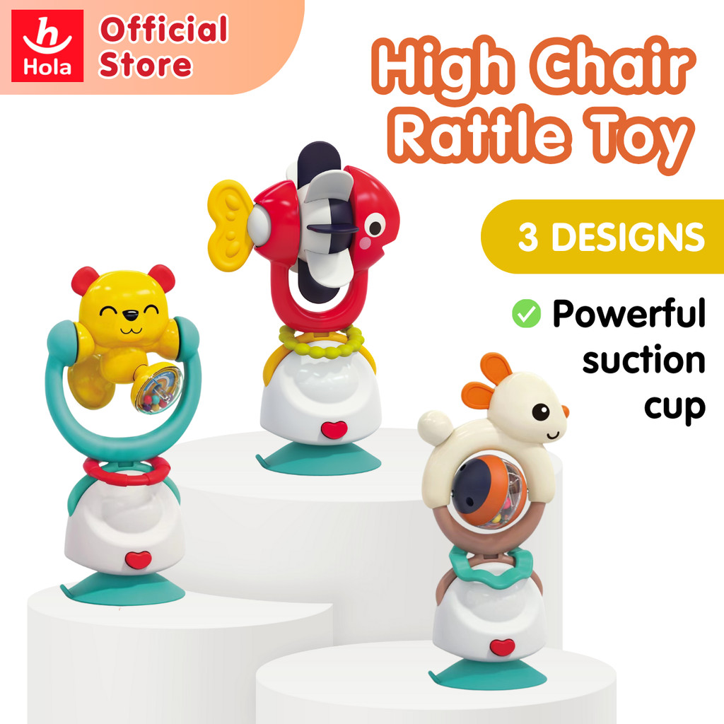Hola 2-in-1 High Chair Toys & Baby Rattle | Shopee Malaysia