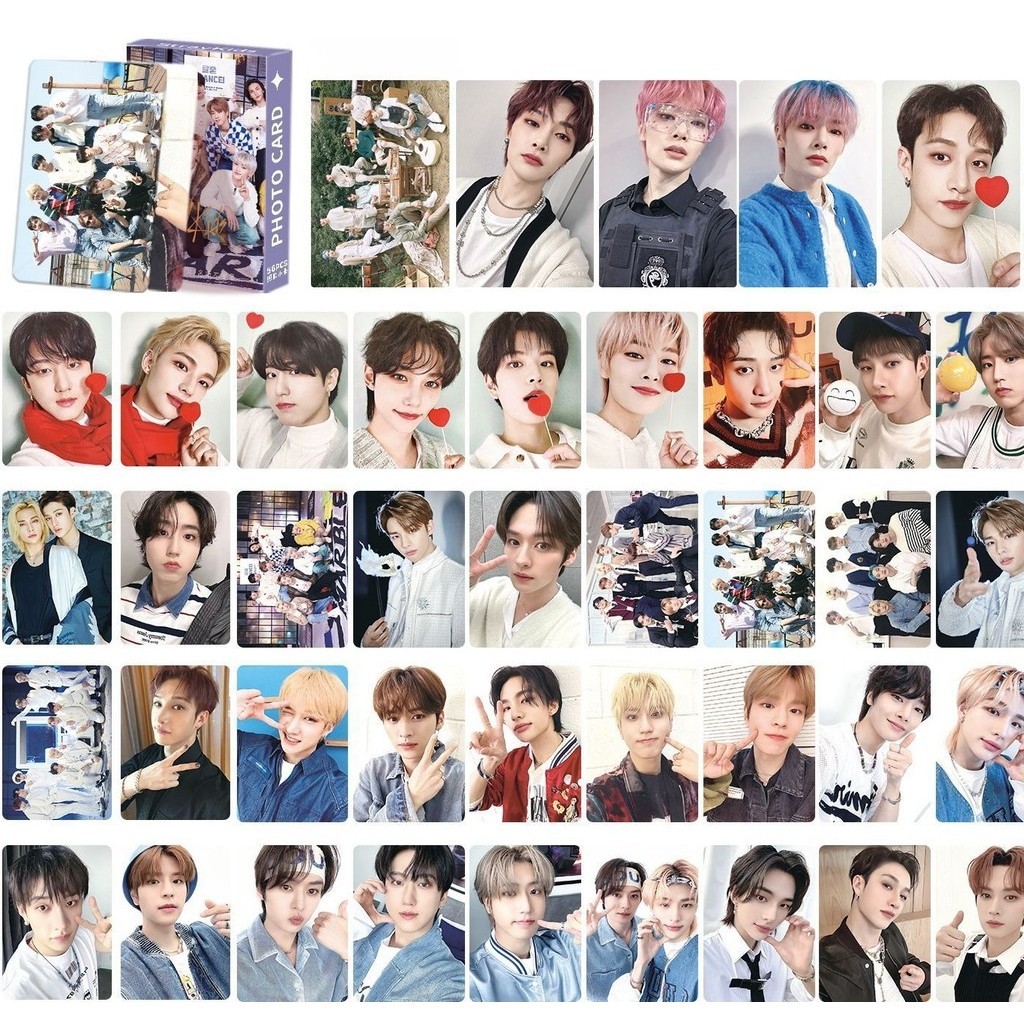 50-119pcs STRAY KIDS Holographic Laser Lomo cards SKZ Magic School ...