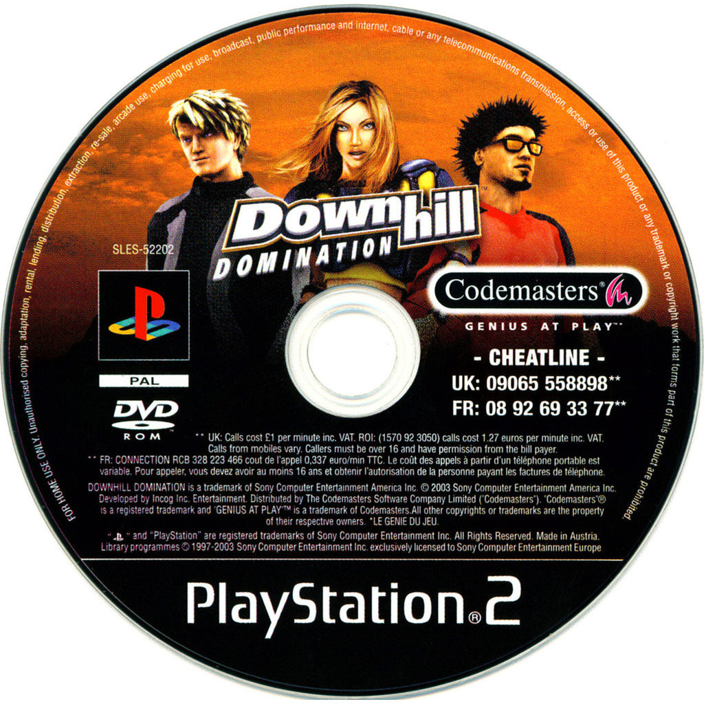 Downhill Domination Playstation 2 (PS2