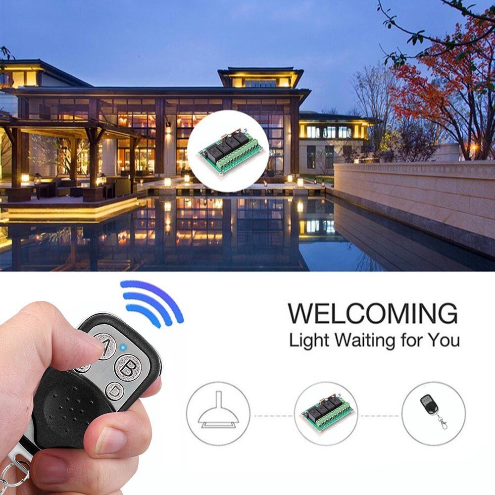 Universal Wireless Copy Remote Control Keychain RF Transmitter for ...