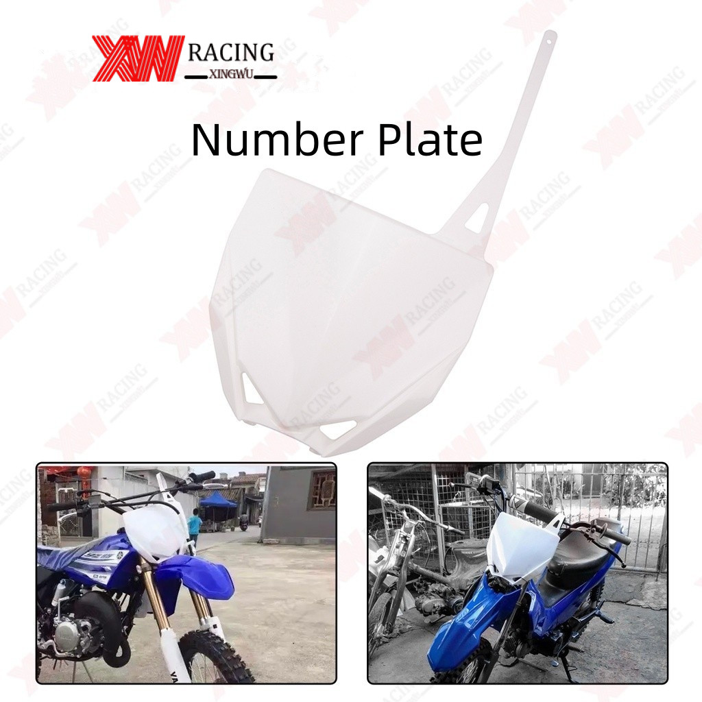 XW RACING YZ85 Motorcycle Signboard Number Plate Fairing Plastic for ...