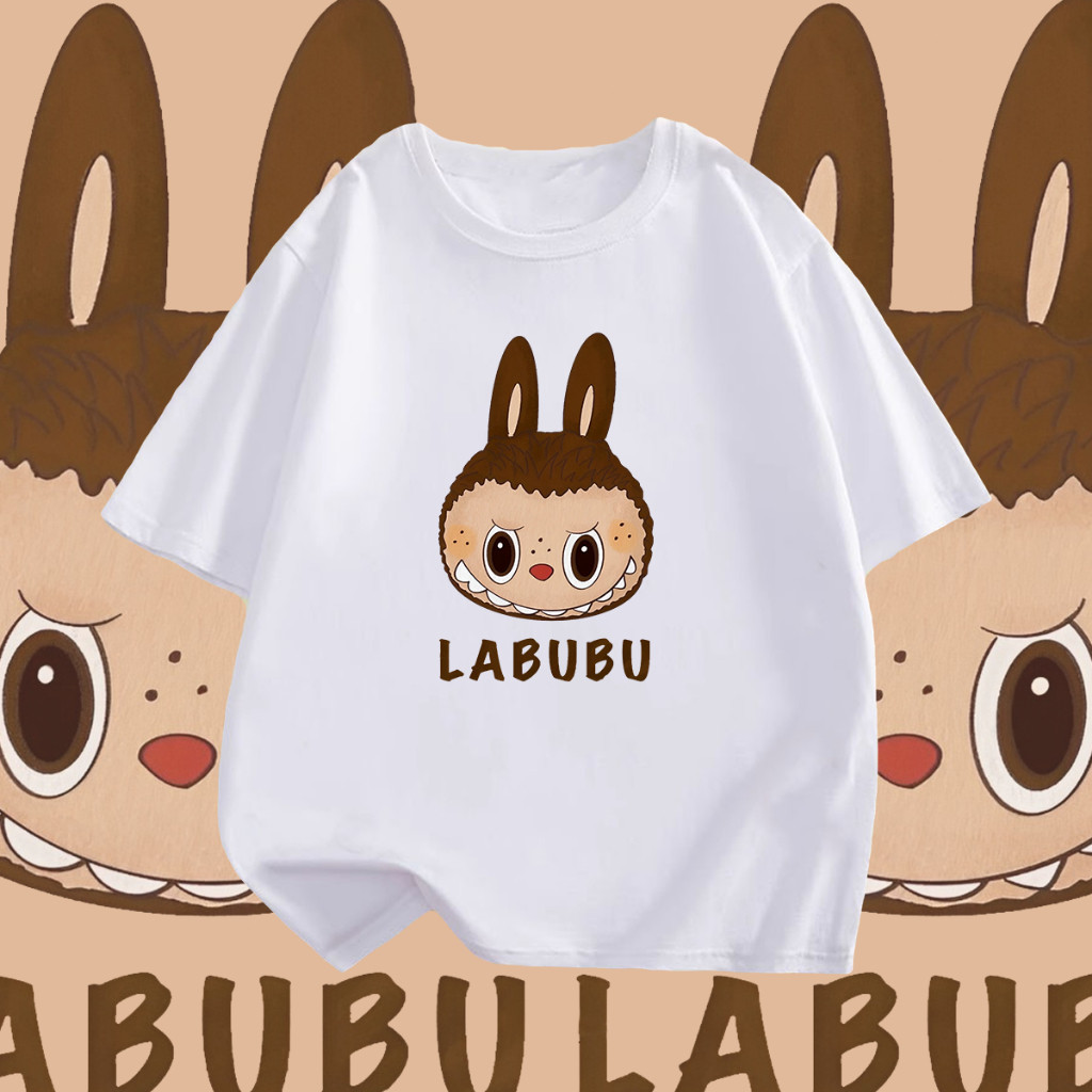 Labubu Shirt Pop Mart Cotton Fabric Can Be Worn By Both Men Comfortable ...