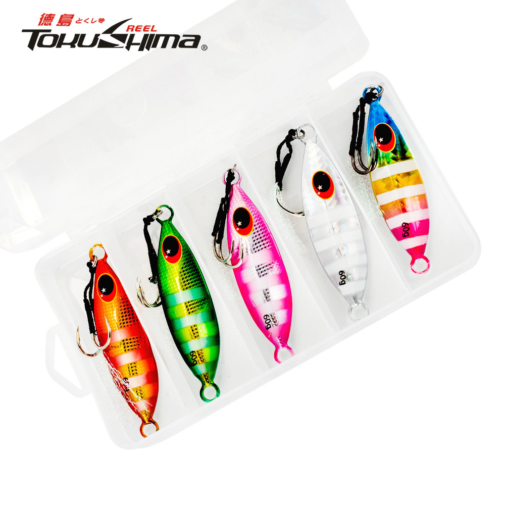 Caravan Sport Spider Jig 80g – Leurre Métal Vertical Glow – Coloris 04