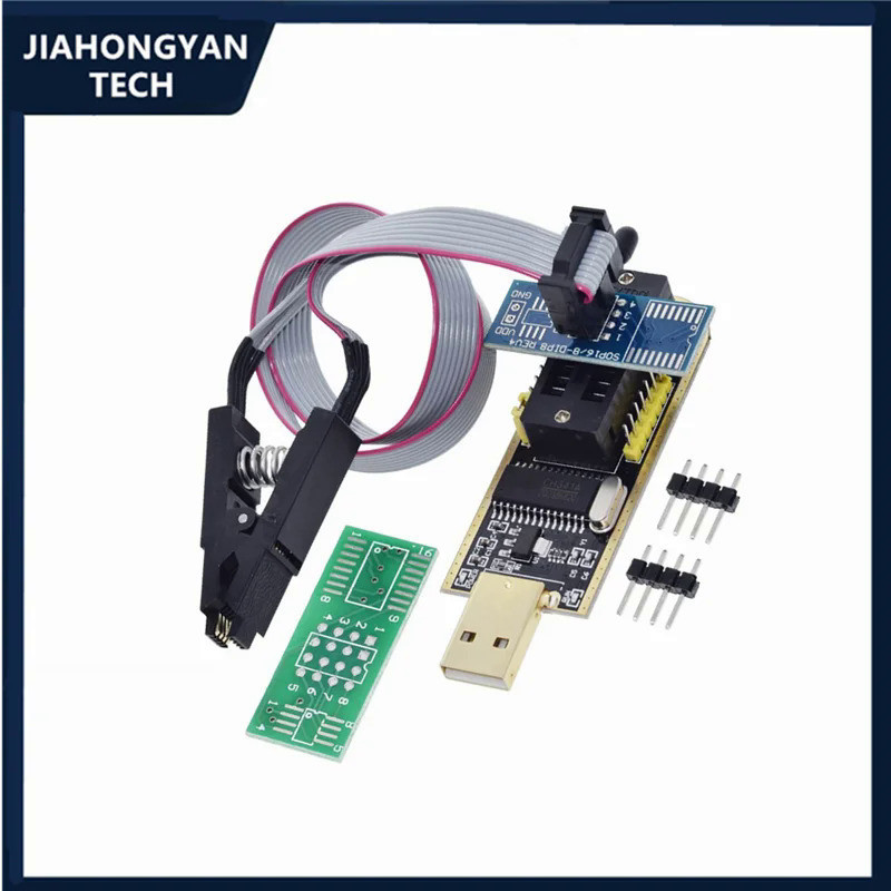 CH341A Programmer USB Motherboard Routing LCD BIOS FLASH 24 25 Burner ...