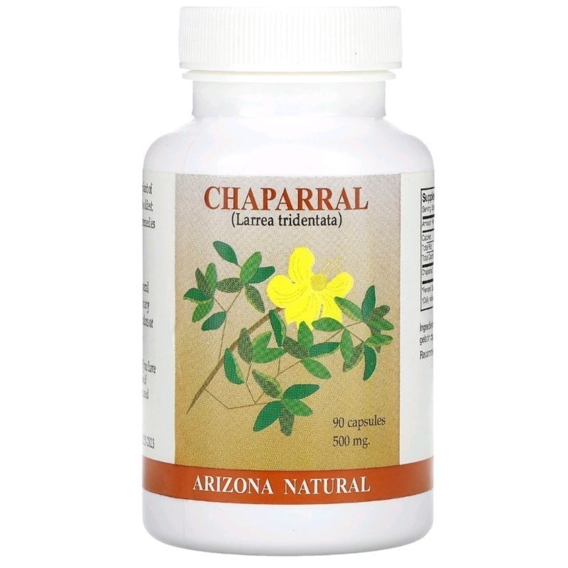 Arizona Natural, Chaparral, 500 mg, 90/180 Capsules (250 mg per Capsule ...