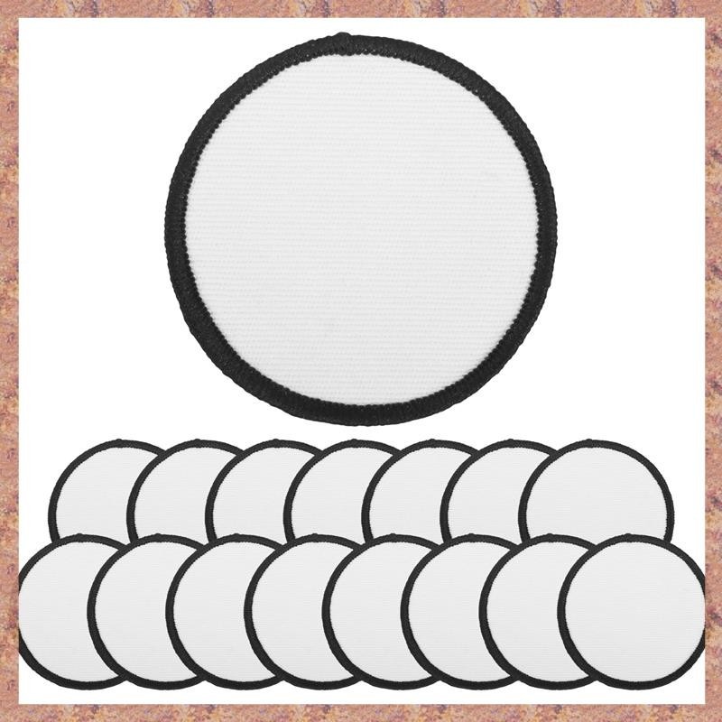 (V Y U C)16 Pieces Sublimation Patch Blanks Quality Fabric Ironon
