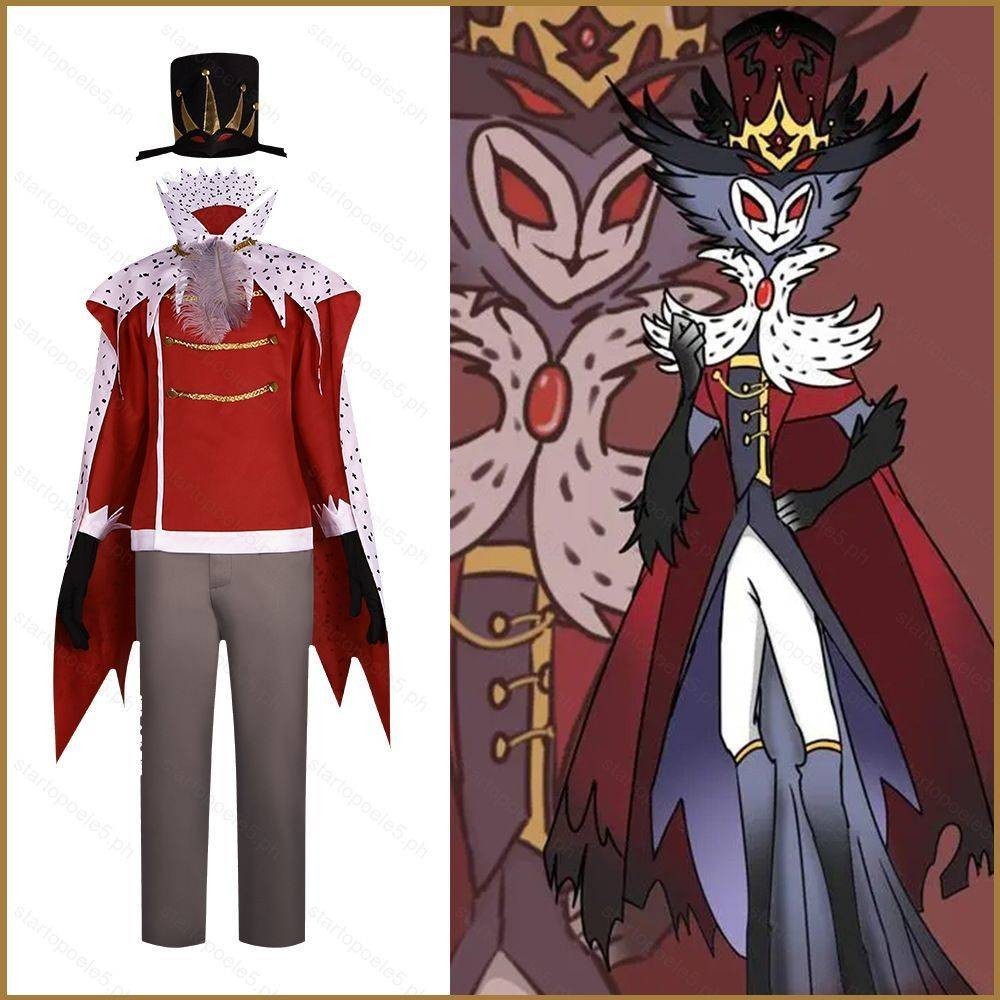 Sta5 Helluva Boss Hazbin Hotel Stolas coat cape cosplay cloth Halloween ...