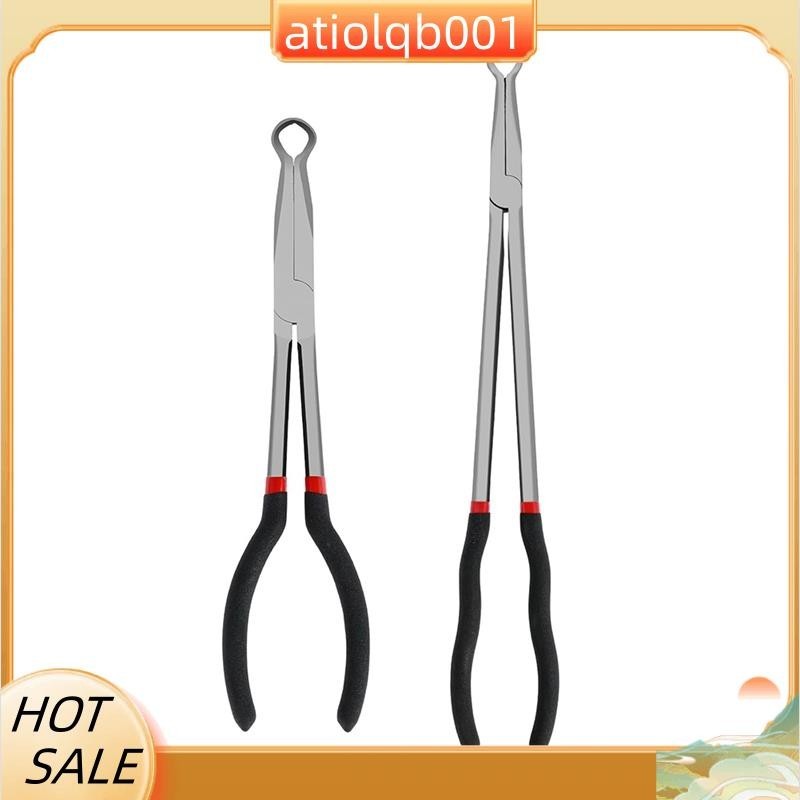 CASOMAN 3Pcs 11" Hose Gripper Plier Set, Black & Red, 5/16