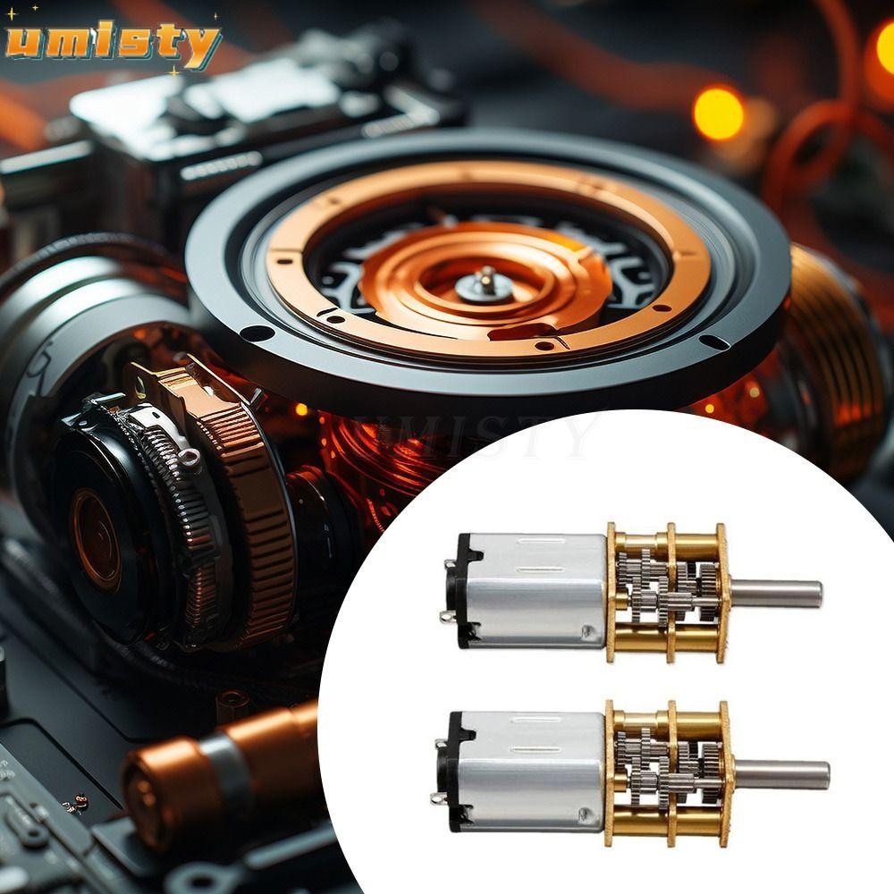 UMISTY Speed Reduction Motor, Mini DIY Slow Speed Motor, Spare Parts 3V ...