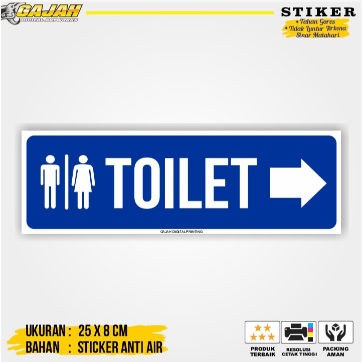 TOILET STICKER / RIGHT TOILET CLIMBING STICKER | Shopee Malaysia