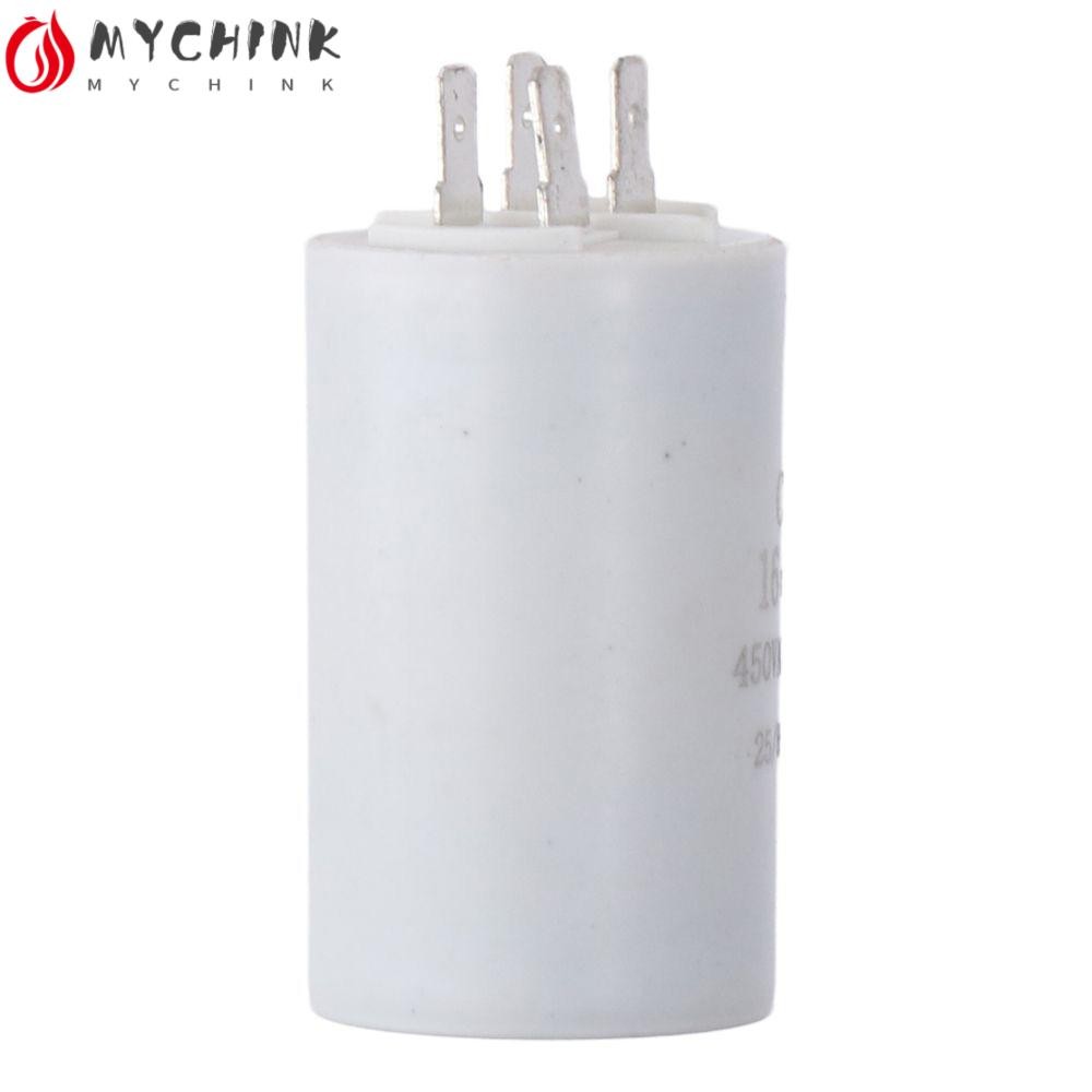 Condensateur De Démarrage/marche CBB60 35µF 450V AC - Double Insertion, 50/60Hz, Blanc