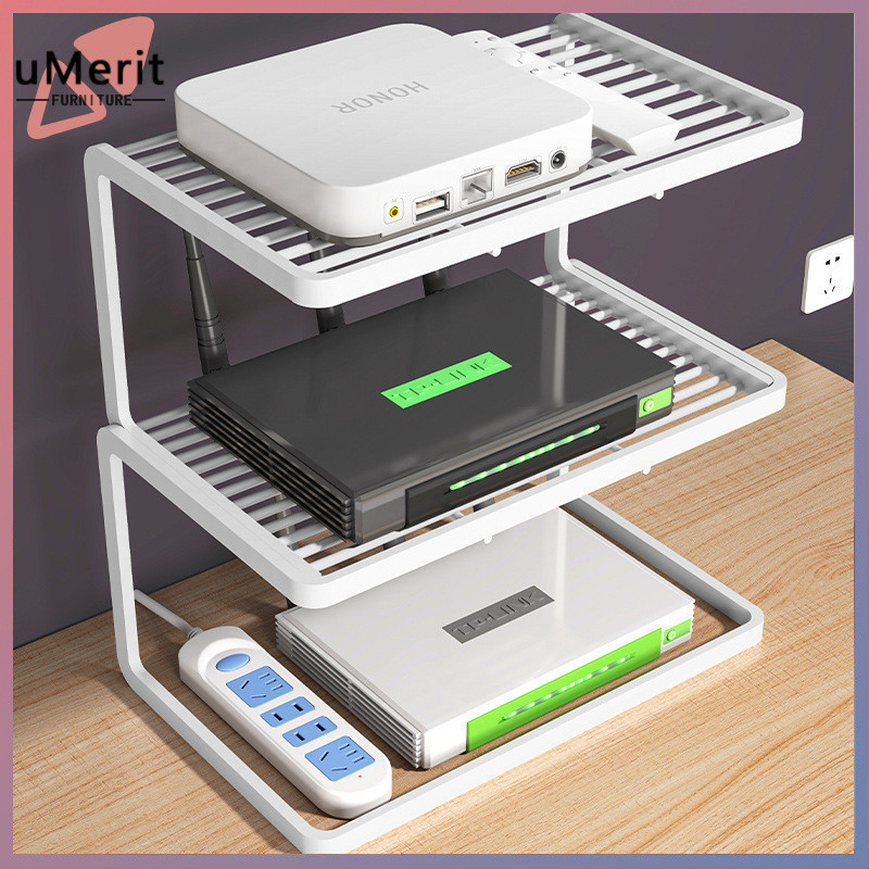 Router storage rack TV set-top box storage rack optical cat wifi ...