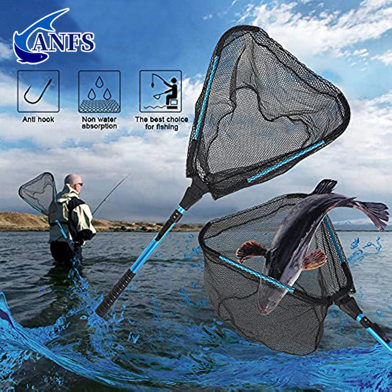 Fishing Net Folding Landing Net - Collapsible Fishing Nets with ...