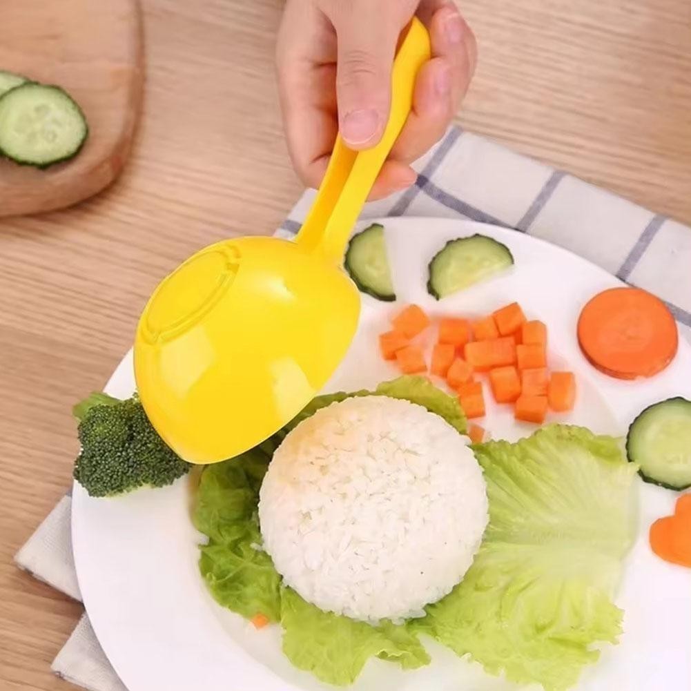 2pcs Half Round Rice Spoon Rice Cooker Spatula Standing Rice Spoon ...