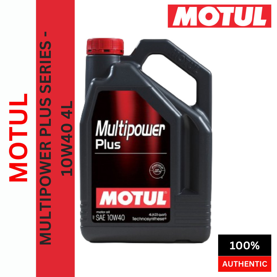 XWC00064 MOTUL Multipower Plus 10W40 Technosynthese SP Engine Oil 4L ...