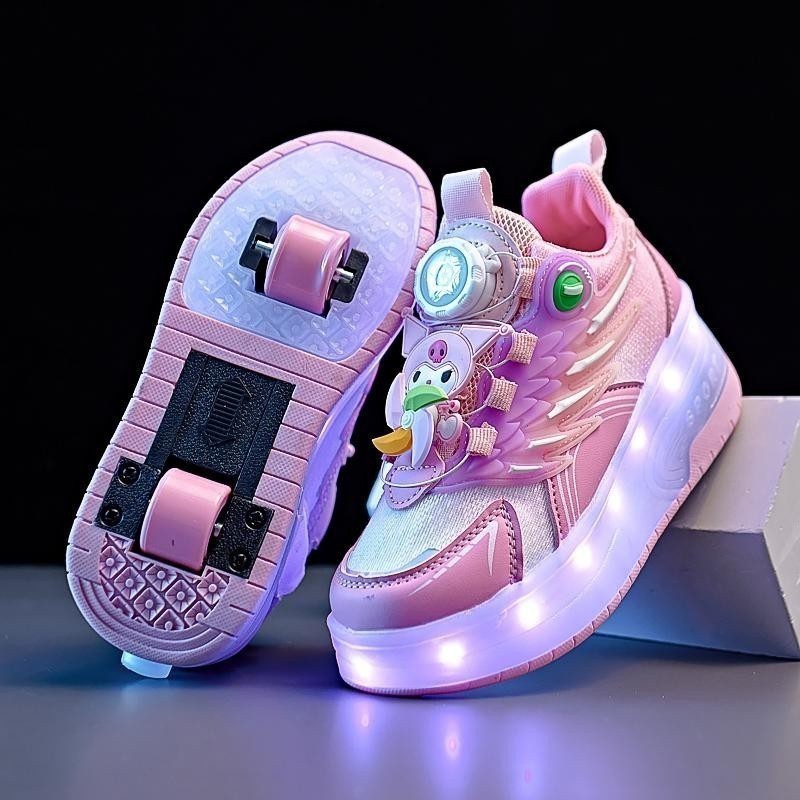 SDSPEED Kids Roller Skate Shoes - Single Wheel LED Sneakers For Boys & Girls, Sport & Fun - View #5