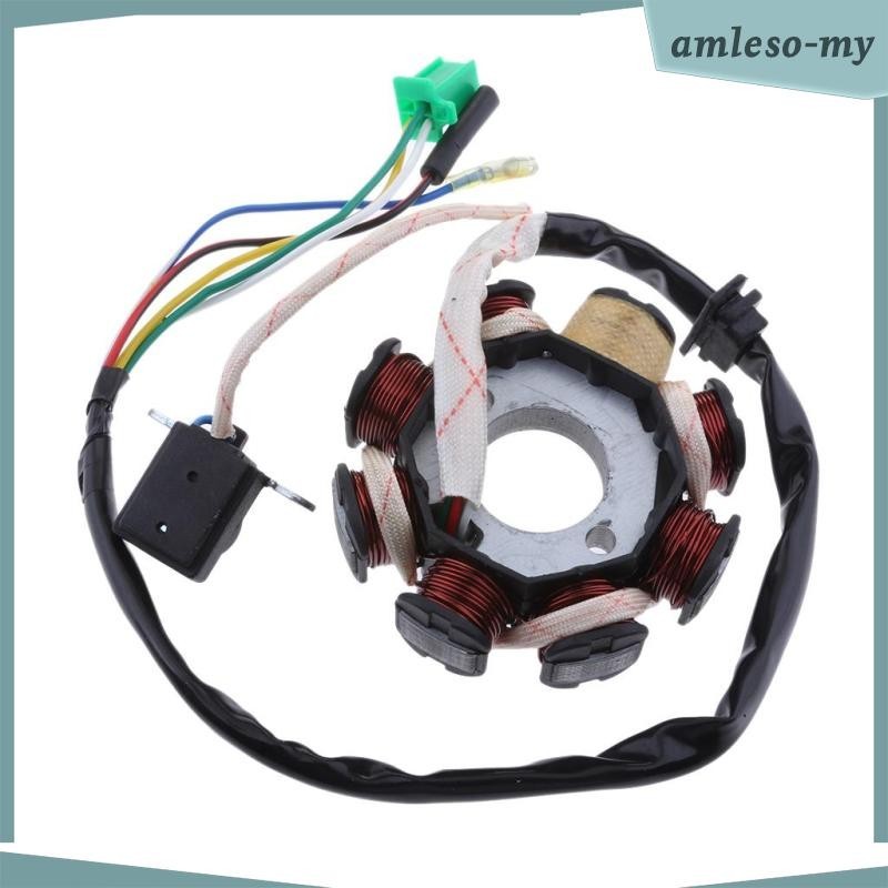 Bobine Stator Magnéto GY6 8 Pôles - Pour Moteur 125cc 150cc Scooter, Quad, VTT, Go-kart - Marque FELLERS
