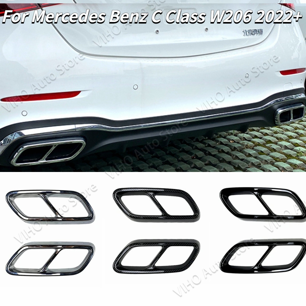 For Mercedes Cclass W206 C200 C260 C300 2022+ AMG Rear Exhaust