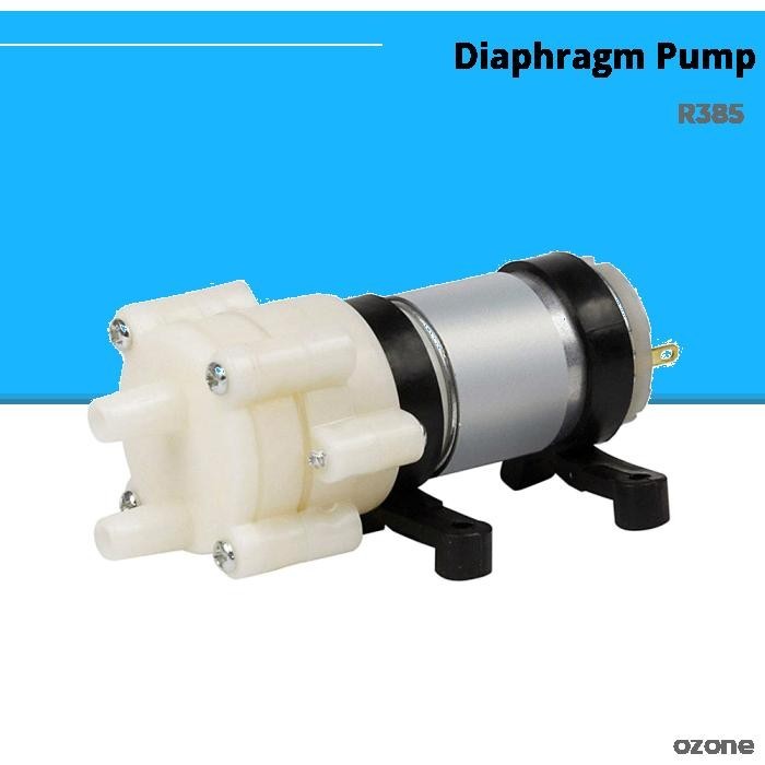 12V DC R385 Mini Aquarium Pump Fish Tank Motor Diaphragm Water Pump ...