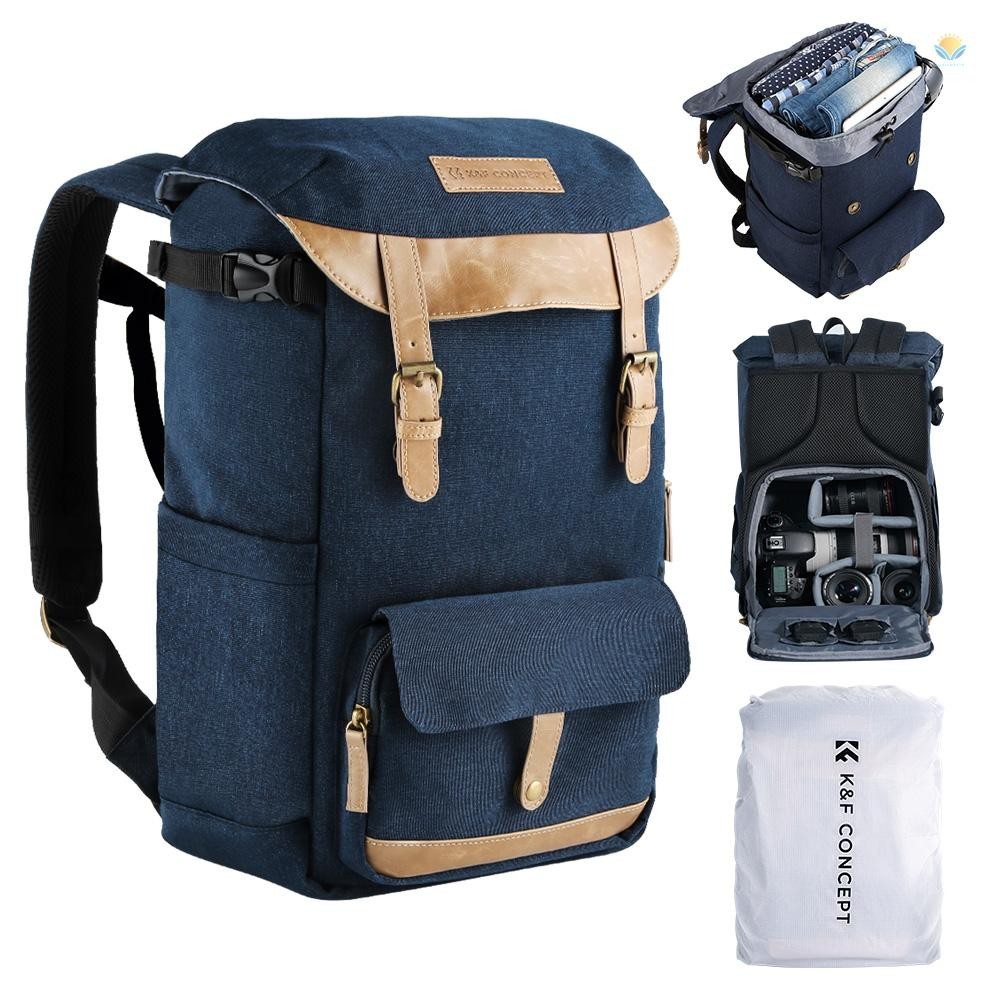 K&F CONCEPT Multi-Functional Camera Backpack Waterproof Camera Bag ...