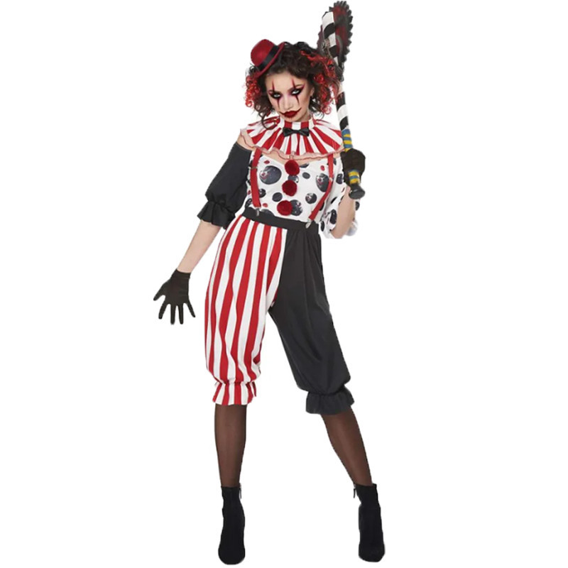 Carnevil Clown Costume Ladies Dress